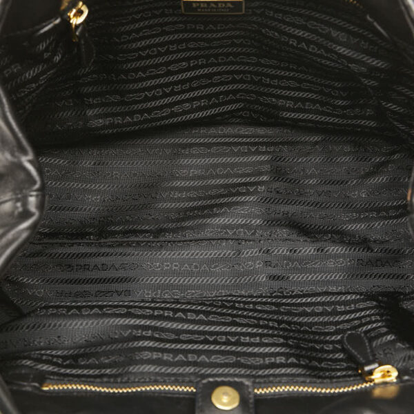 228 63646 5 Prada Ribbon Handbag Black