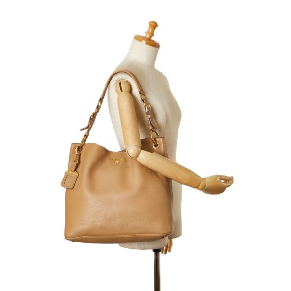 228 63651 11 Prada One Shoulder Bag Beige