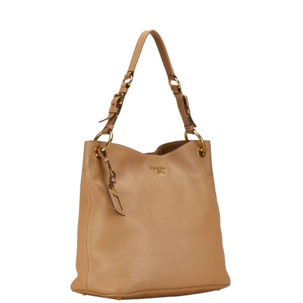 228 63651 2 Prada One Shoulder Bag Beige