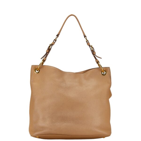 228 63651 3 Prada One Shoulder Bag Beige