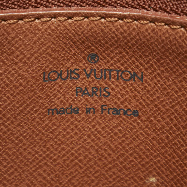 228 63654 9 Louis Vuitton Monogram Genefeuille MM Crossbody Shoulder Bag Brown