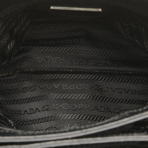 228 65474 6 Prada Sports Polyurethane Wool Tote Bag Black