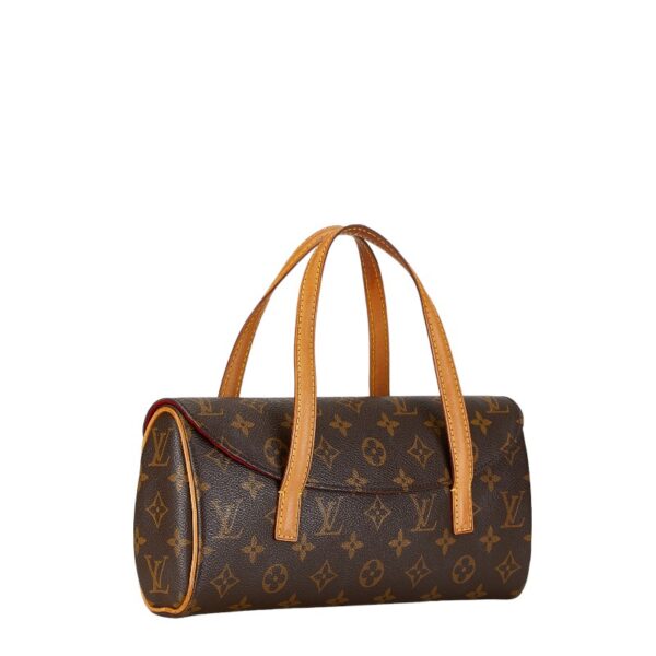 228 65489 2 Louis Vuitton Monogram Sonatine Handbag Brown