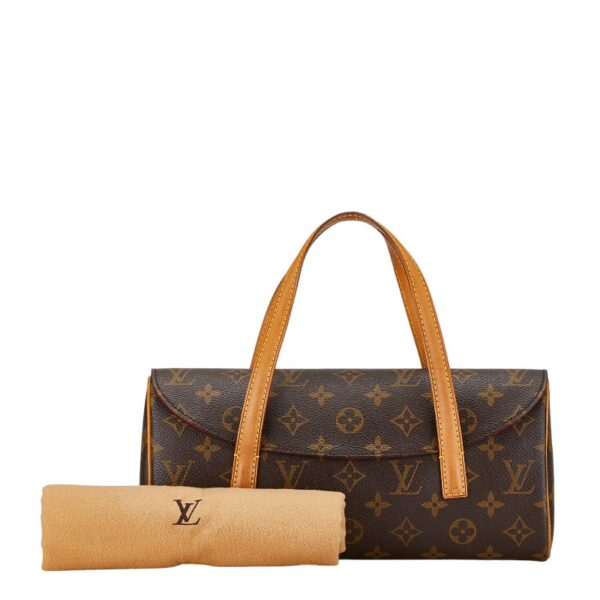 228 65489 8 Louis Vuitton Monogram Sonatine Handbag Brown