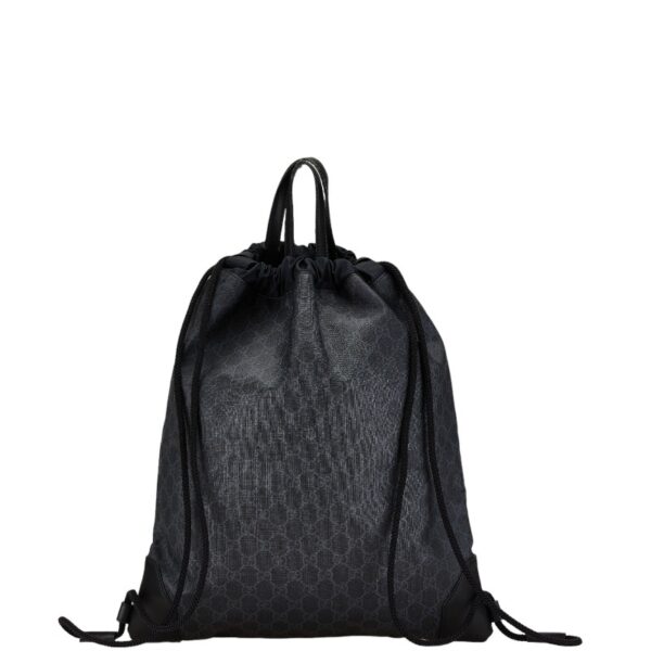 228 65492 3 Gucci GG Supreme Rucksack Black