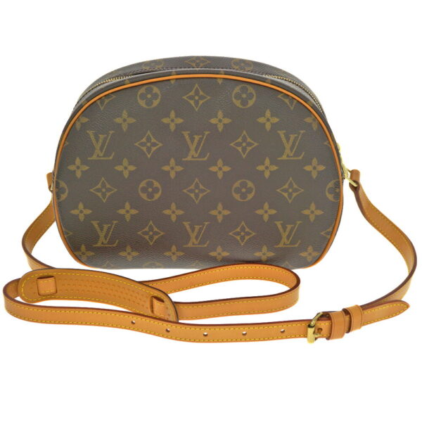 23 1104 2 Louis Vuitton Blois Shoulder Bag Monogram Canvas Brown