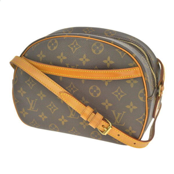 23 1104 Louis Vuitton Blois Shoulder Bag Monogram Canvas Brown