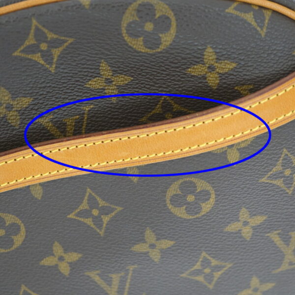 23 1104 8 Louis Vuitton Blois Shoulder Bag Monogram Canvas Brown