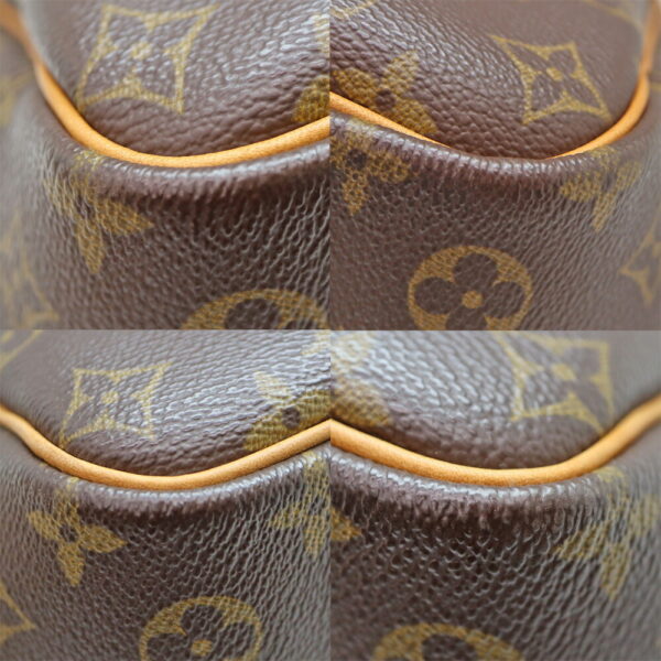 23 11549 23 Louis Vuitton Deauville Handbag Monogram Canvas Brown