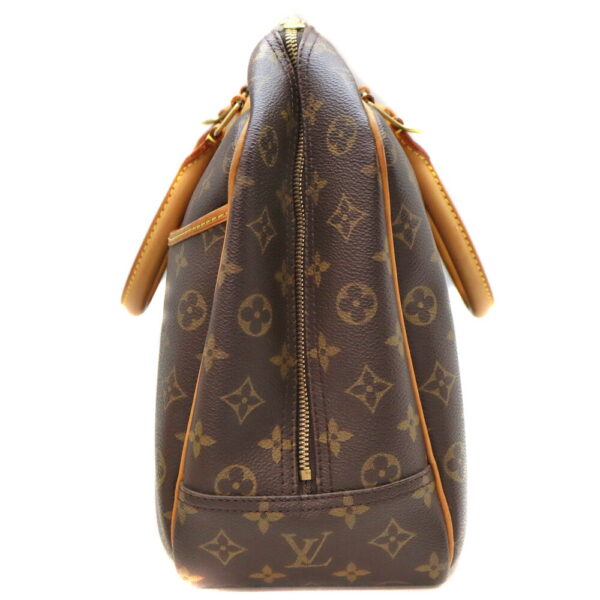 23 11549 3 Louis Vuitton Deauville Handbag Monogram Canvas Brown