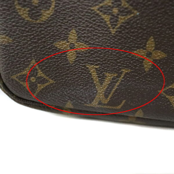 23 1159 6 Louis Vuitton Neverfull PM Tote Bag Monogram Canvas Brown