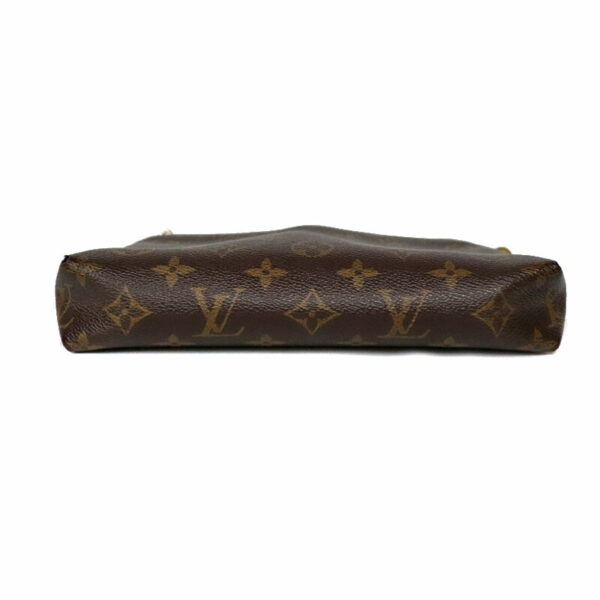 23 1190 4 Louis Vuitton Pallas Clutch Shoulder Bag Monogram