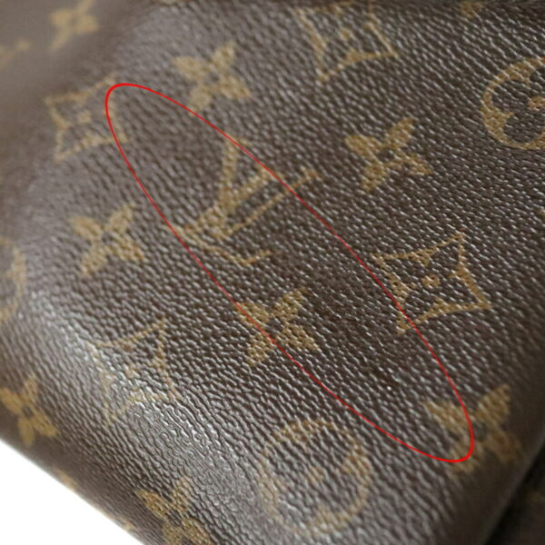 23 1190 6 Louis Vuitton Pallas Clutch Shoulder Bag Monogram