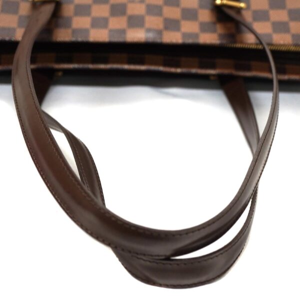 23 126 7 Louis Vuitton Chelsea Tote Bag Shoulder Bag Damier Ebene Canvas Brown