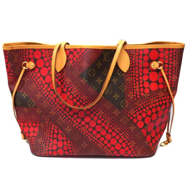 23 1620 1 Louis Vuitton Neverfull MM Yayoi Kusama Monogram Wave Tote Bag