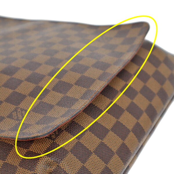 23 1629 7 Louis Vuitton Musette Damier Canvas Shoulder Bag