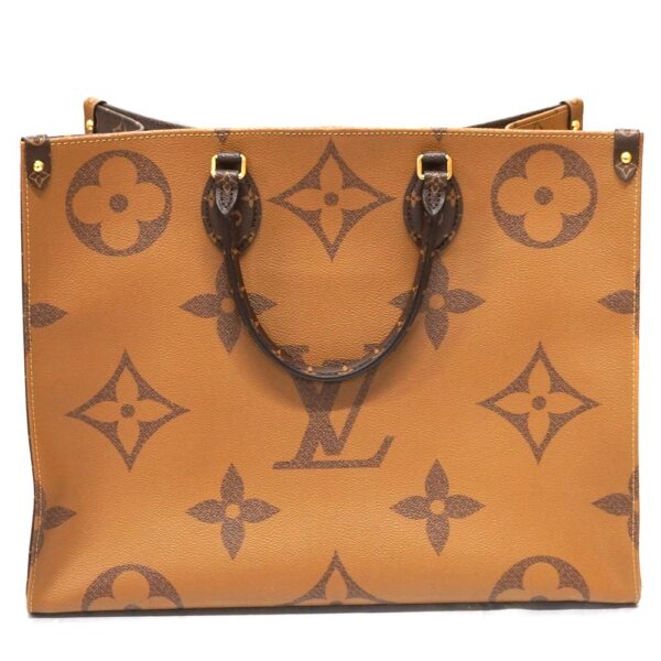 23 175 2 Louis Vuitton On the Go GM Handbag 2WAY Bag Giant Monogram Reverse Brown