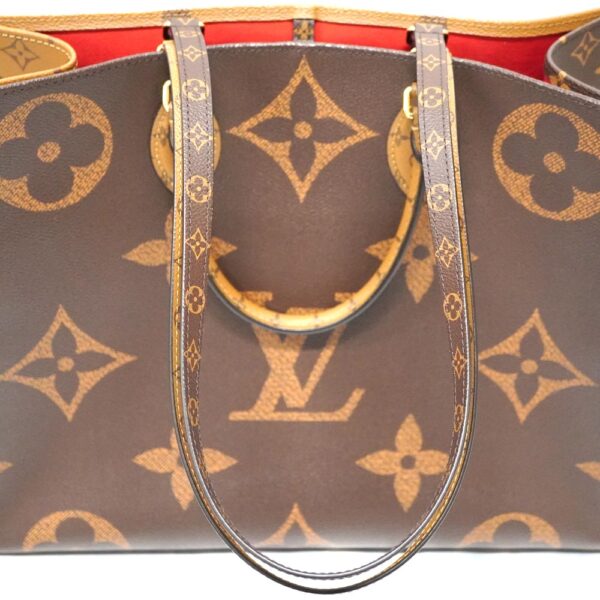 23 175 8 Louis Vuitton On the Go GM Handbag 2WAY Bag Giant Monogram Reverse Brown