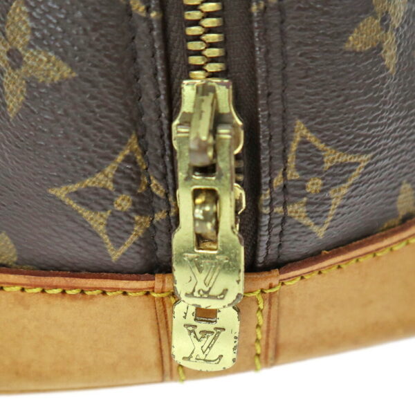 23 2065 14 Louis Vuitton Alma Monogram Canvas Handbag Brown