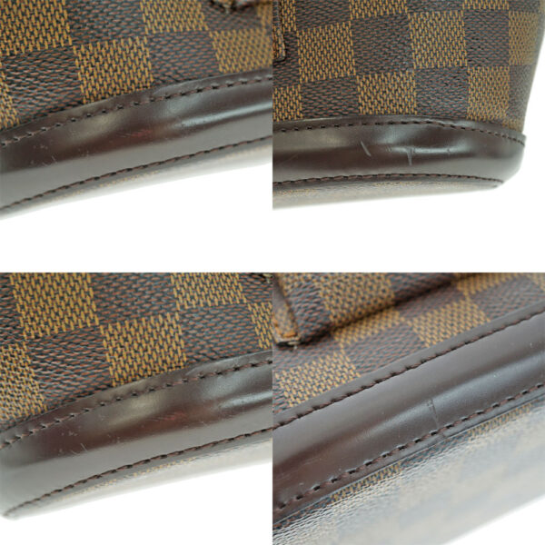 23 2432 16 Louis Vuitton Manosque PM Damier Canvas Tote Bag Brown