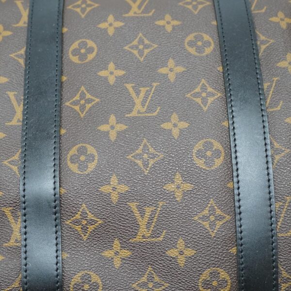 23 2502 13 Louis Vuitton Keepall Bandouliere 55 Travel Bag Macassar Brown