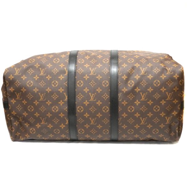 23 2502 5 Louis Vuitton Keepall Bandouliere 55 Travel Bag Macassar Brown