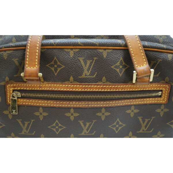 23 2574 11 Louis Vuitton Cite MM Handbag Monogram Canvas Brown