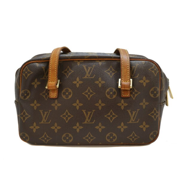 23 2574 2 Louis Vuitton Cite MM Handbag Monogram Canvas Brown