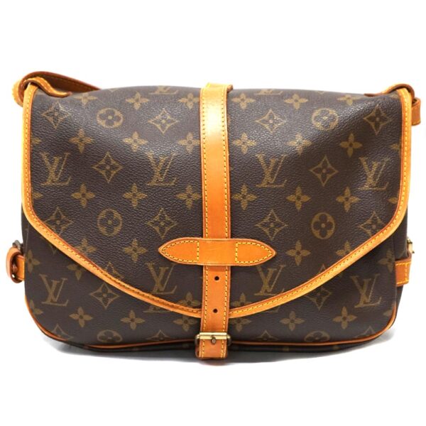 23 259 1 Louis Vuitton Saumur 30 Shoulder Bag Monogram Canvas Brown