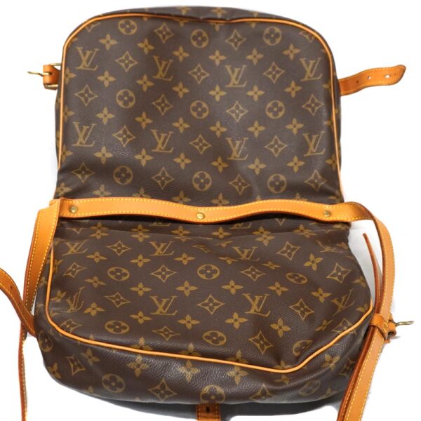 23 259 10 Louis Vuitton Saumur 30 Shoulder Bag Monogram Canvas Brown