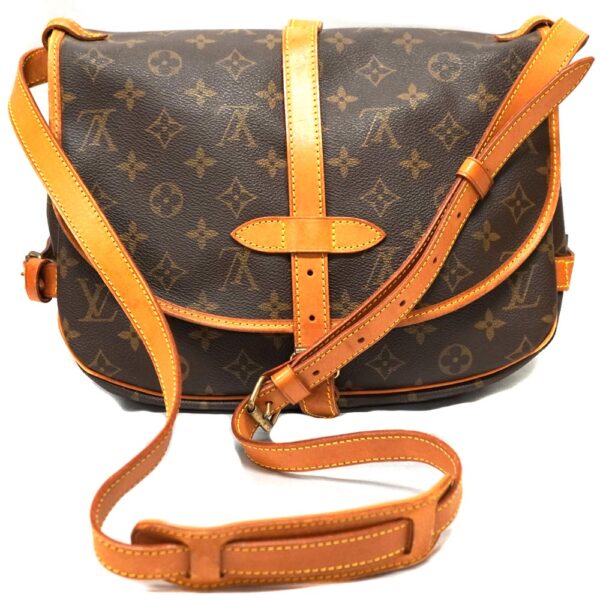 23 259 2 Louis Vuitton Saumur 30 Shoulder Bag Monogram Canvas Brown