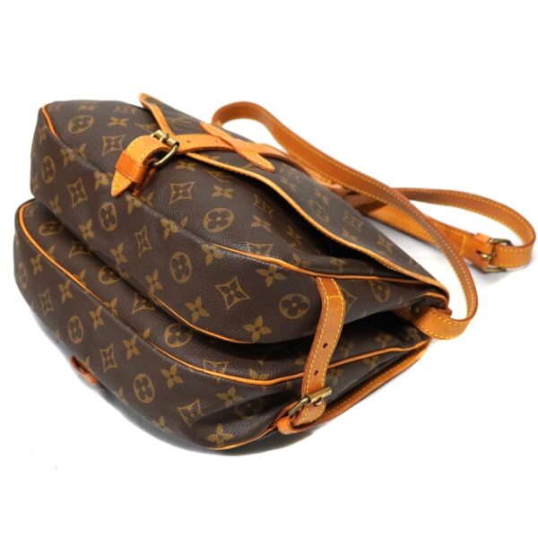 23 259 6 Louis Vuitton Saumur 30 Shoulder Bag Monogram Canvas Brown