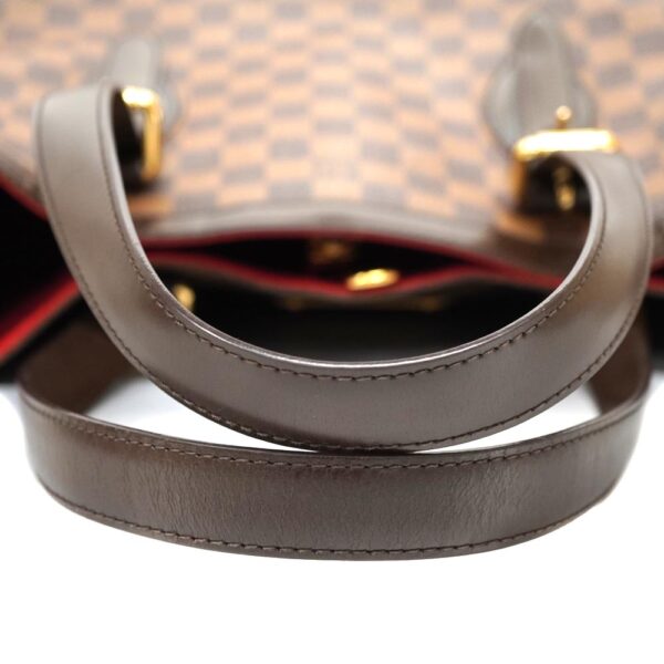 23 2660 7 Louis Vuitton Hampstead GM Tote Bag Damier Ebene Brown