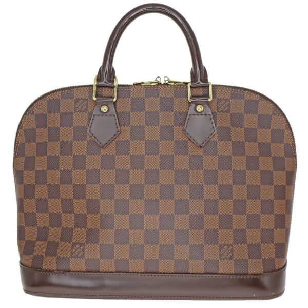 23 3048 04 Louis Vuitton Alma Damier Ebene Handbag