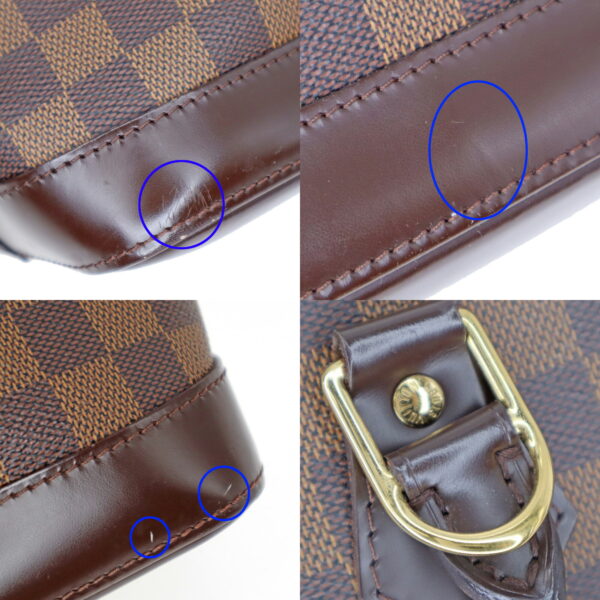 23 3048 15 Louis Vuitton Alma Damier Ebene Handbag