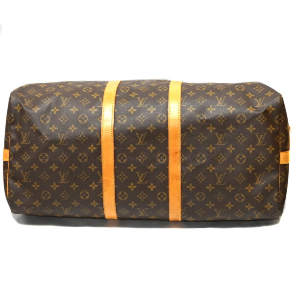 23 3054 5 Louis Vuitton Keepall Bandouliere 55 Bag Monogram Canvas Brown