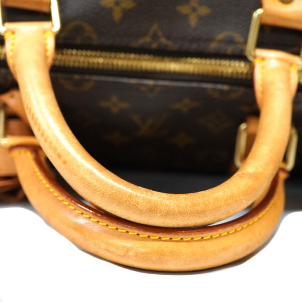 23 3054 7 Louis Vuitton Keepall Bandouliere 55 Bag Monogram Canvas Brown