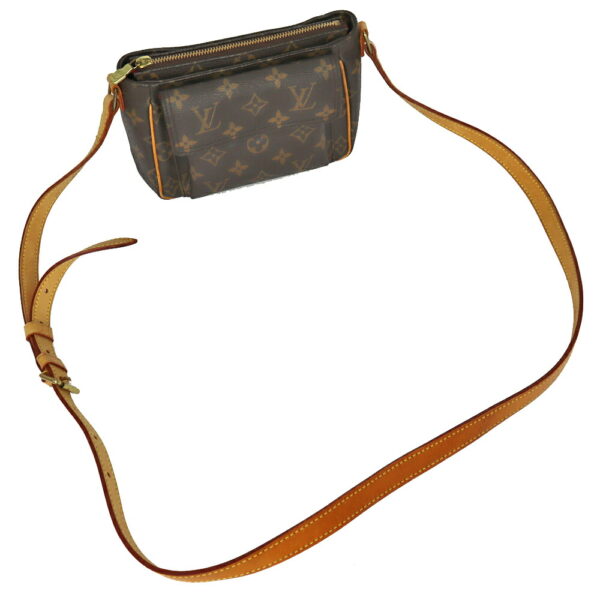 23 3113 12 Louis Vuitton Viva Cite PM Shoulder Bag Canvas Brown