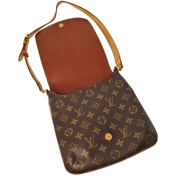 23 3154 11 Louis Vuitton Musette Salsa Shoulder Bag Canvas Brown