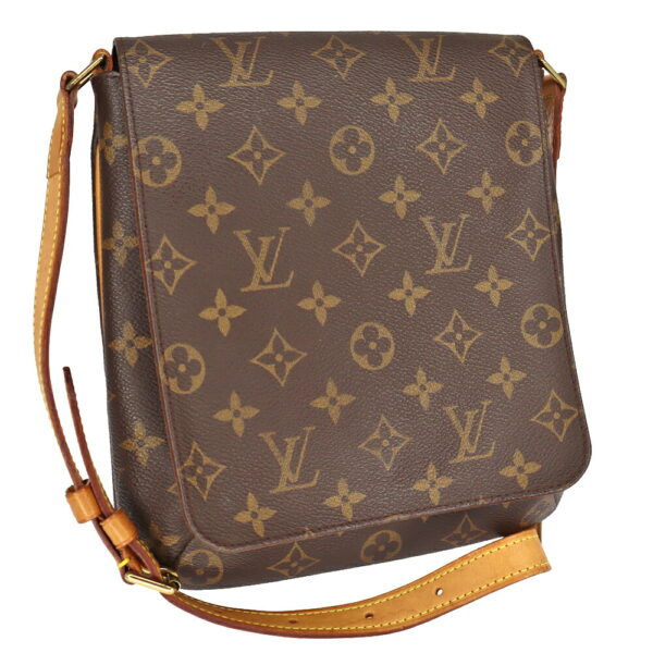 23 3154 Louis Vuitton Musette Salsa Shoulder Bag Canvas Brown