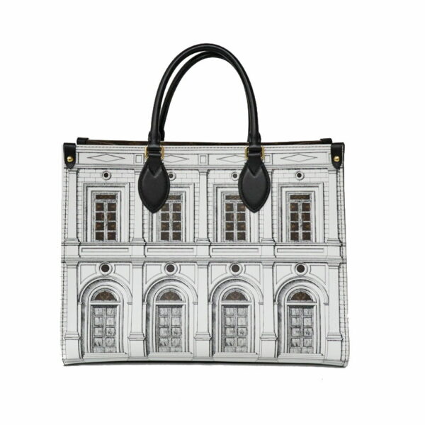 23 3452 3 Louis Vuitton On the Go MM Fornasetti Handbag