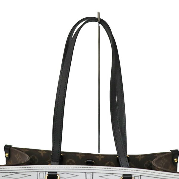 23 3452 9 Louis Vuitton On the Go MM Fornasetti Handbag