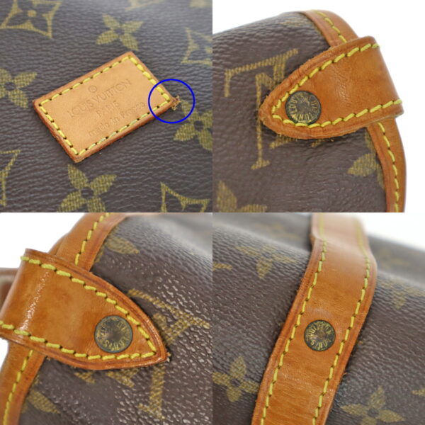 23 3641 20 Louis Vuitton Saumur 30 Monogram Canvas Shoulder Bag Brown