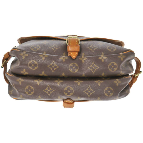 23 3641 4 Louis Vuitton Saumur 30 Monogram Canvas Shoulder Bag Brown