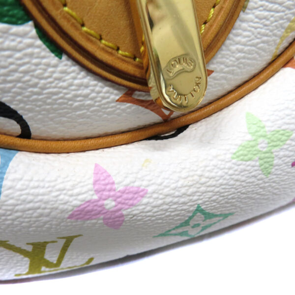 23 393515 Louis Vuitton Priscilla Monogram Multicolor Handbag Bronze White