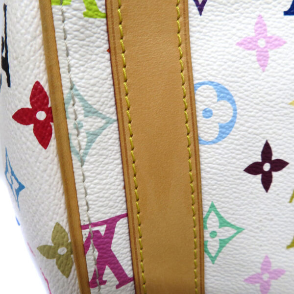 23 393516 Louis Vuitton Priscilla Monogram Multicolor Handbag Bronze White