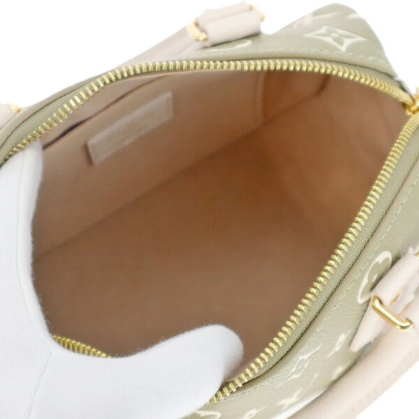 23 4131 14 Louis Vuitton Speedy Bandouliere 20 Empreinte Handbag Bicolor