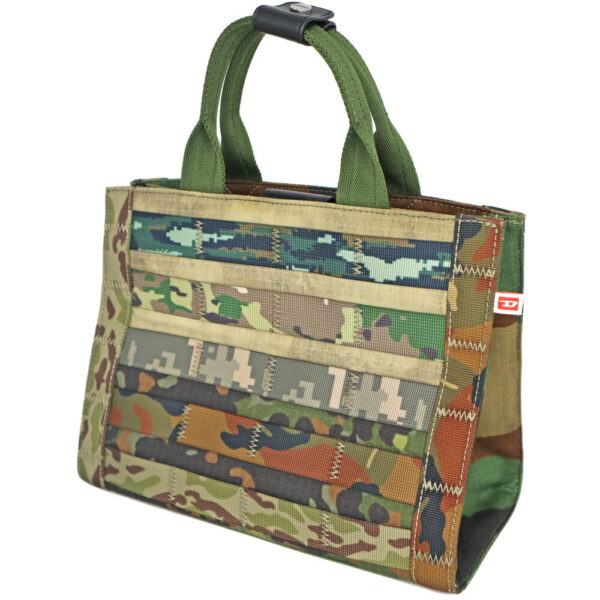 23 4378 Diesel Camouflage Patchwork Tote Bag