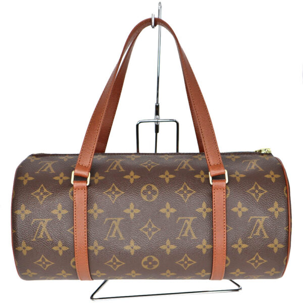 23 4441 2 Louis Vuitton Papillon 30 Monogram Shoulder Bag Brown