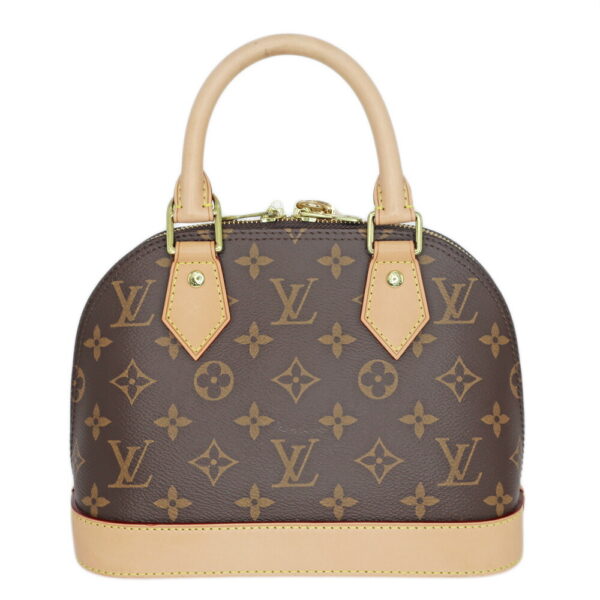 23 4503 02 Louis Vuitton Alma BB Monogram Handbag Brown